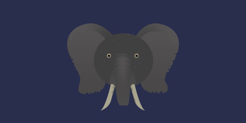 Vector elephant.